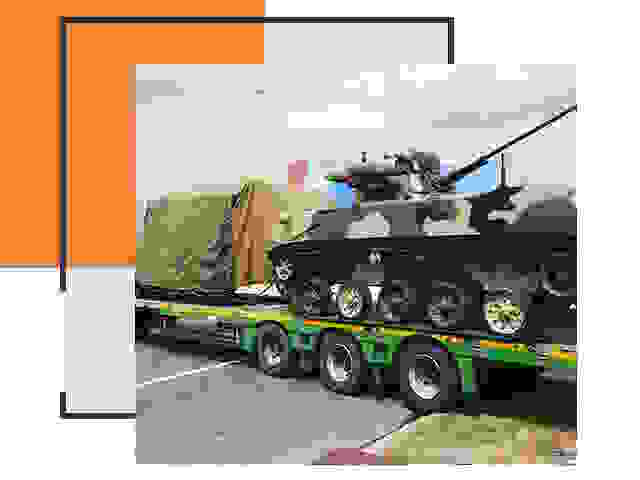 Перевозка военной техники в Бугульме